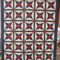 Pieced Quilt "Pine Burr"